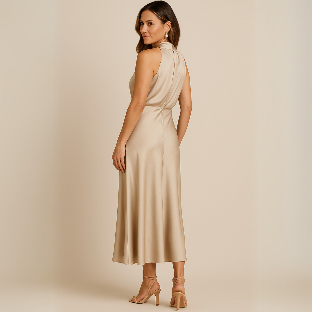 TESSA™ – Satinkleid mit Neckholder