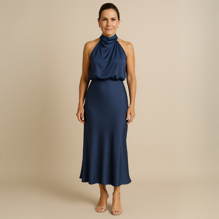 TESSA™ – Satinkleid mit Neckholder