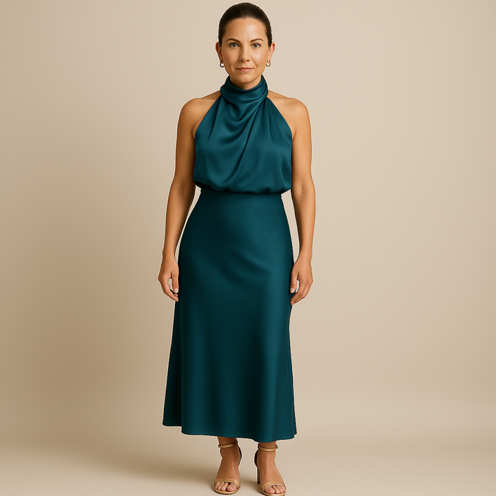 TESSA™ – Satinkleid mit Neckholder