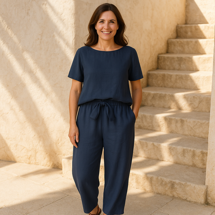Vendela™ – Elegantes Damen Sommer-Zweiteiler-Set