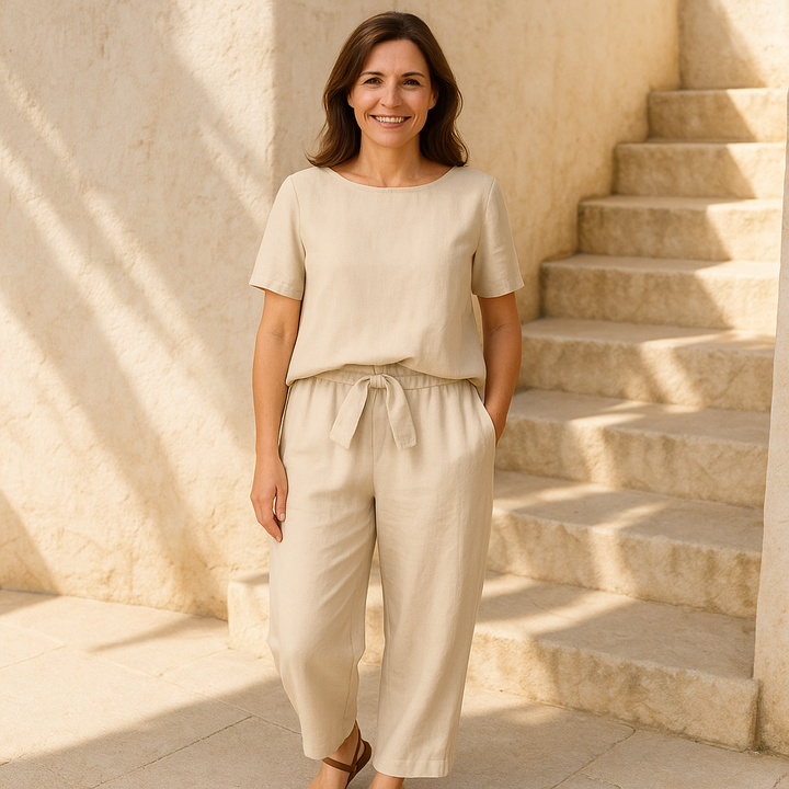 Vendela™ – Elegantes Damen Sommer-Zweiteiler-Set