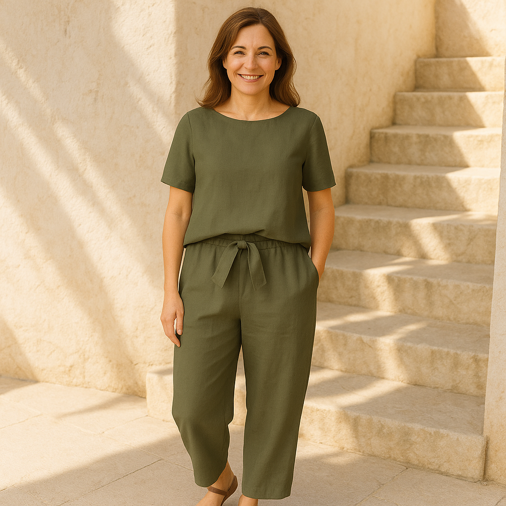 Vendela™ – Elegantes Damen Sommer-Zweiteiler-Set