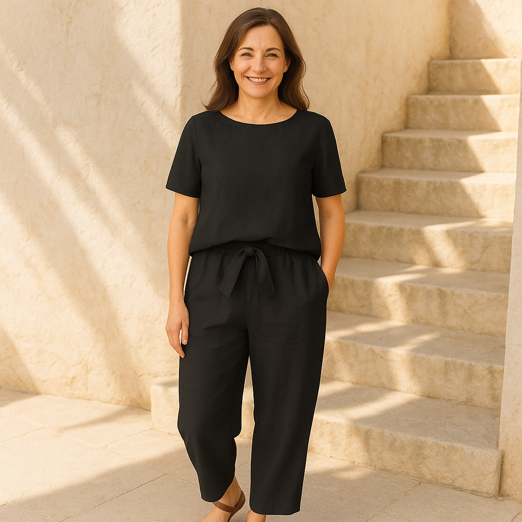 Vendela™ – Elegantes Damen Sommer-Zweiteiler-Set
