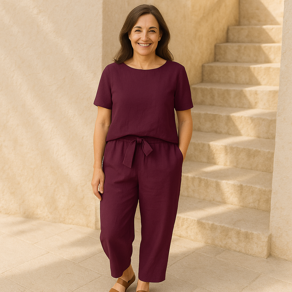 Vendela™ – Elegantes Damen Sommer-Zweiteiler-Set