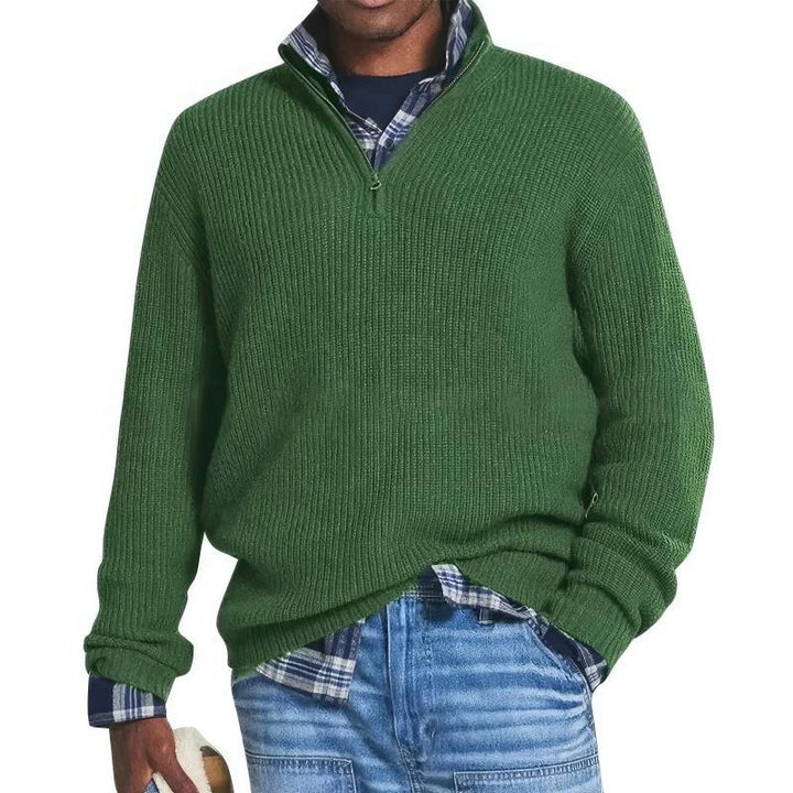 Leon™ | Reißverschluss-Pullover aus Baumwolle