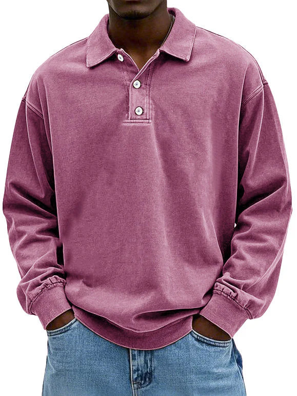 Maxime™ | Stilvolles Langarm-Poloshirt